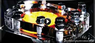 Video: Internal Combustion Process Engine with Glass Head - 4K Slow Motion