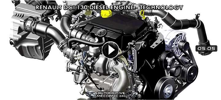 How Renault dCi 130 Diesel Engine Work Video