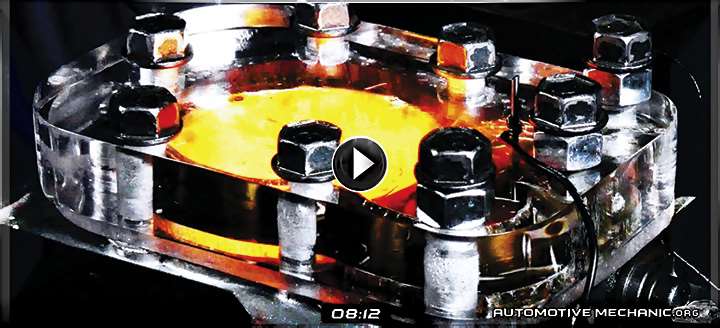 Internal Combustion Process Engine with Glass Head Video