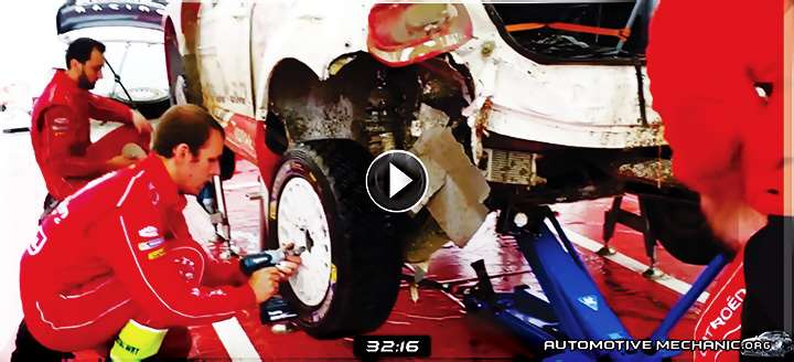 Video: Repair of the Damaged Citroen WRC's Rear Axle - 30 Min Service